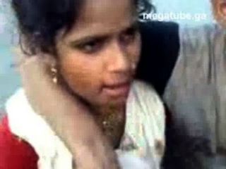 North Indian Haryana Village Girl Boobs Pressed Outdoor