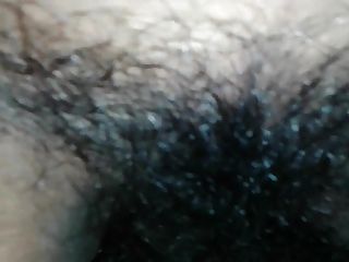 Close-up Of A Chubby Mature Hairy Indian Pussy Riding